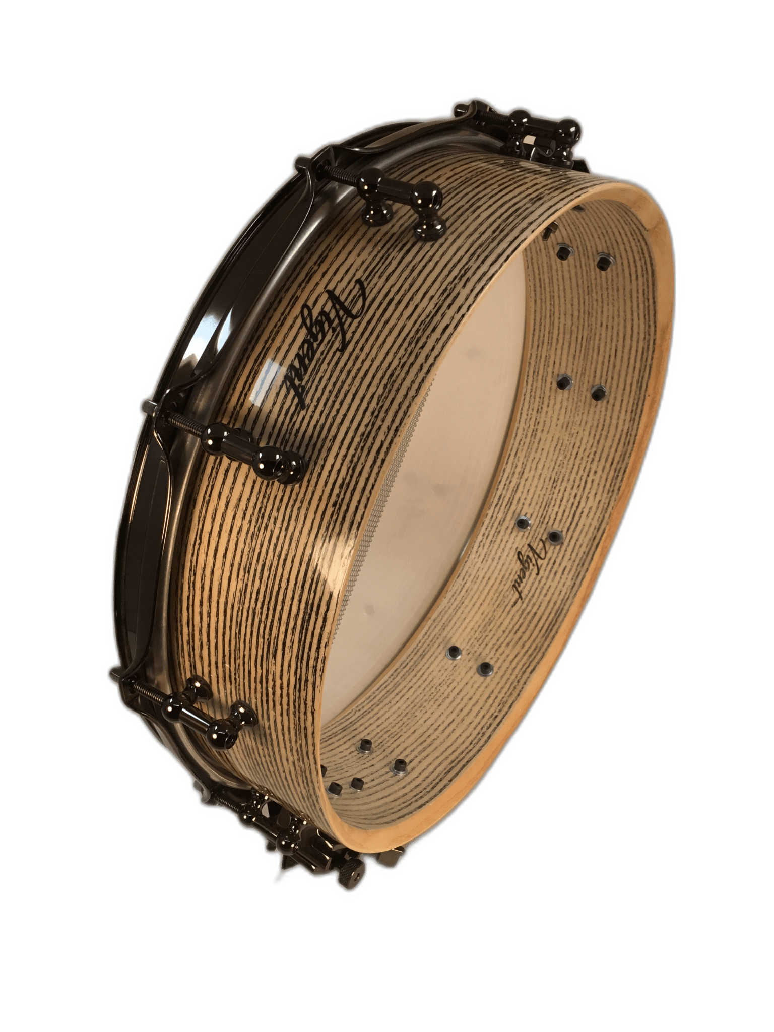 Vigent Drums 4x14 Cerused Ash Piccolo Snare - Vigent Drums