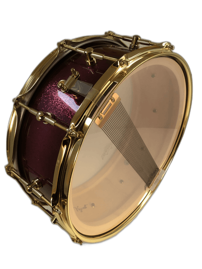 Vigent Drums 5.5x14 Purple Fade Maple Snare - Vigent Drums