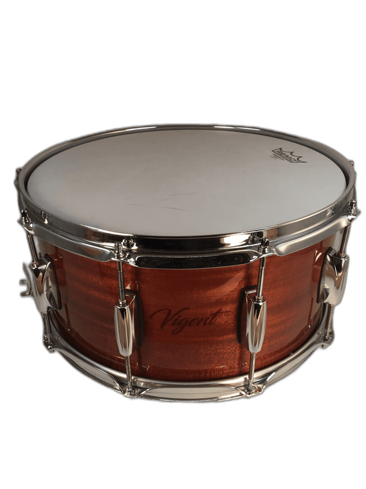 Vigent Drums 6.5x14 African Mahogany Snare - Vigent Drums